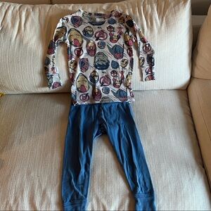 Organic cotton marvel gap Character Print Pajama Set
